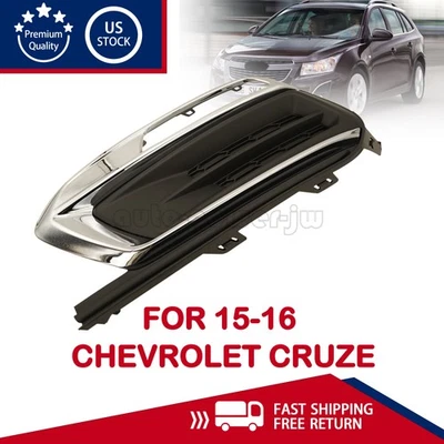 NEW GM1038184 Driver Side Fog Light Cover Bezel For 15-16 Chevrolet Cruze US Foto 1 de 4