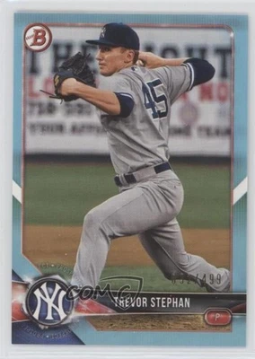 2018 Bowman Draft Sky Blue /499 Trevor Stephan #BD-20 - Image 1 of 2
