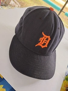 New Era 59Fifty Detroit Tigers Cap Herren 7 1/2 Schwarz Orange Fitted Baseball Mütze - Bild 1 von 9
