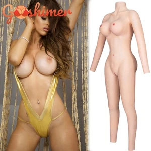 Silikon Body Brustformen C-E Cup Fake Vagina Hüftformend weiblicher Body Suit - Bild 1 von 29
