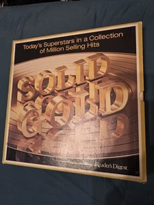 Solid Gold 8 Vinyl LPS In Box Set Readers Digest Greatest Hits 80s Classics - Picture 1 of 22
