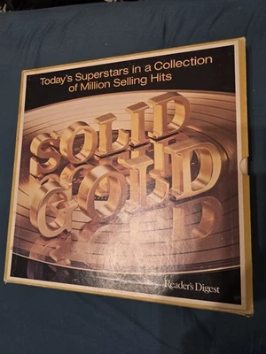 Solid Gold 8 Vinyl LPS In Box Set Readers Digest Greatest Hits 80s Classics - Image 1 of 4