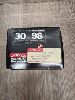 Metz Mecablitz 30 BCT 4 Cámara Flash Hot Shoe Montaje Ajustable FUNCIONA #3704 Foto 1 de 4
