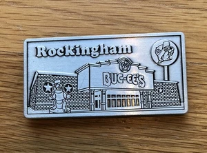 Imán de recuerdo Buc-ee's - Rockingham Virginia - Peltre 1,5 x 3,0 pulgadas - Nuevo - Imagen 1 de 2
