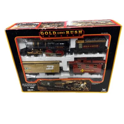 Gold Rush Express G-Scale Train Set By New Bright No. 186 2003 NEW OPEN BOX! - Image 1 of 4