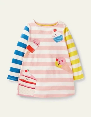 Mini Boden Dessert Applique Tunic Pink NWT New 8-9 - Image 1 of 4