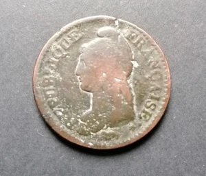 Pièce. France. Un DÉCIME Dupré. AN?. AA. Losange En Creux. État.  - Photo 1/6