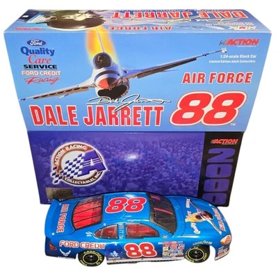 Action Dale Jarrett Fuerzas Armadas Fuerza Aérea USAF Diecast Car escala 1:24  Foto 1 de 4