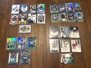 (29 Cards) AMAZING Eagles Card Lot (All Autos, Relics, Numbered, Parallels) - Picture 1 of 6