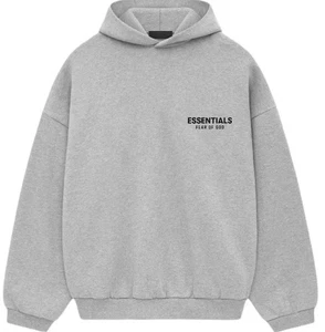 Fear of God Essentials Hoodie Light Heather Grey 2024 (Größe L) 192HO246258F NEU - Bild 1 von 2
