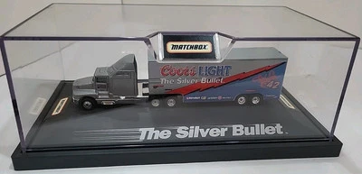 Matchbox Diecast #42 Kyle Petty Nascar  Coors Light Hauler Silver Bullet 1/80... - Image 1 of 4