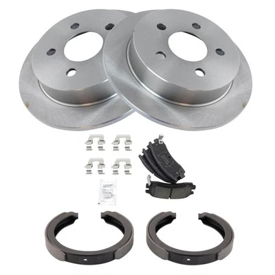Kit de pastillas de freno trasero y rotor para Buick Chevrolet Oldsmobile Pontiac Foto 1 de 4
