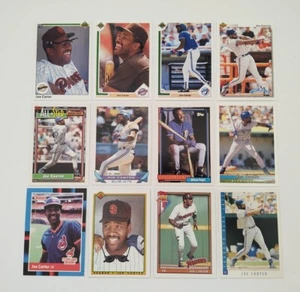 Blue Jays Padres Guardians Lot 1991 Topps Joe Carter 120 1990 Upper Deck 754 - Picture 1 of 12