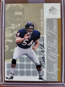2000 SP Authentic Brian Urlacher Sign Of The Times Rookie Auto Autograph Bears! - Picture 1 of 2