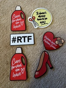 Patches Stoff Motive Perwoll Aufbügeln Flicken Waschmittel DIY Bügelbild Iron - Bild 1 von 3