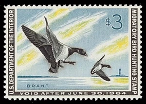 RW30 — 1963 sello federal de pato - Imagen 1 de 1