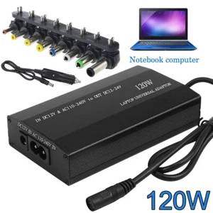 Universal-Netzteil für Notebook 120W, Laptop Ladegerät Auto KFZ Netzteil Adapter - Bild 1 von 12