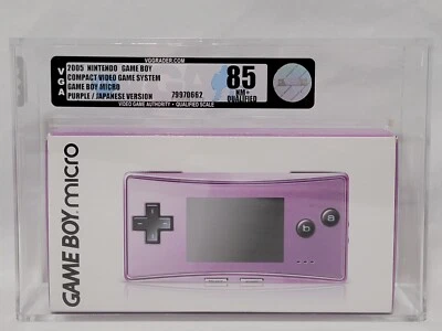 NUEVA Micro Consola Nintendo GameBoy Edición Púrpura Japonesa VGA 85 NM+ Q Japón Foto 1 de 4