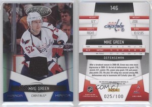 2010-11 Certified Mirror Blue Materials /100 Mike Green #146