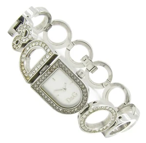 D&G Damen Armbanduhr DW0129 Edelstahl Datum 3ATM Dolce Gabbana Batterie neu S106 - Bild 1 von 3