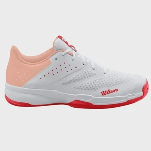 Wilson Kaos Stroke 2.0 Women's Tennis Shoes - White/ Peach - Picture 1 of 10
