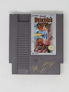 Dracula's Curse - Nintendo (NES) - Cartucho firmado por Tom duBois - Firmado por artista - Imagen 1 de 2