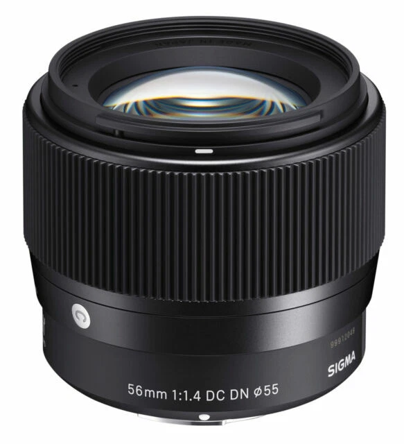 SIGMA 56mm F1.4 DC DN CONTEMPOR PRIME LENS f CANON M NEW in FACTORY BOX & HOOD - Image 1 of 1