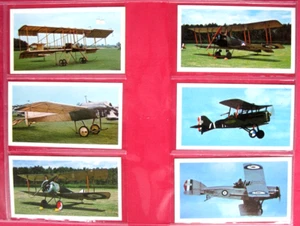THE GOLDEN AGE OF FLYING - JOHN PLAYER - DONCELLA - 1977 - FULL SET (24) - Picture 1 of 8