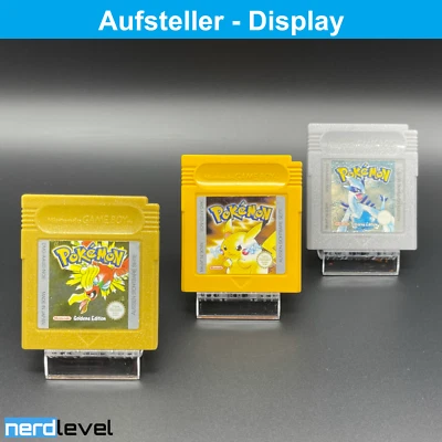 NERDLEVEL Spiele Aufsteller Ständer Halter Präsentation für GameBoy Game Boy Classic Color