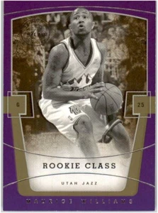 2003-2004 FLEER FLAIR BASKETBALL ROOKIE CLASS MAURICE WILLIAMS #71 723/799 JAZZ - Picture 1 of 2