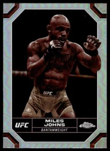 2024 Topps Chrome UFC #140 Miles Johns Silver Refractor - Picture 1 of 2
