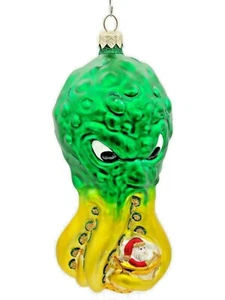 Patricia Breen Help Santa Octopus Sea Nautical Christmas Tree Holiday Ornament - Picture 1 of 7