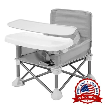 Silla Para Bebe Comer Silla Plegable Portátil Para Niños Niñas Bebes Asiento NUEVO Foto 1 de 4