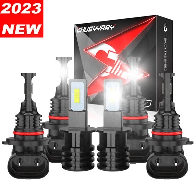 For Dodge Intrepid 1998-2004 - 6000K 6pc LED Headlights + Fog Lights Bulbs Combo - Image 1 of 4