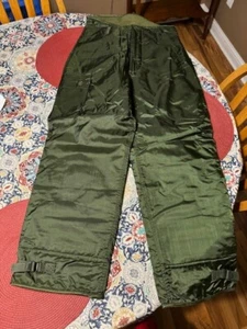 Vintage Brill Bros Extreme Cold Weather Impermeable Military Pants Men Small NOS - Picture 1 of 2