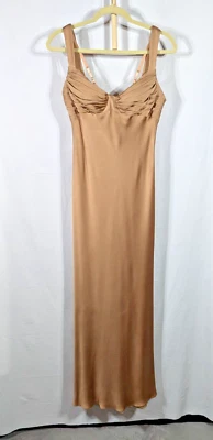 Официальное платье размер 6 с надежном шелк выпускного вечера свадьбы гала вечеринки шикарный дизайнер - Изображение 1 из 4