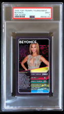 Beyonce 2015 Top Trumps Pop Stars PSA 9 Mint Music Celebrity Card (B)