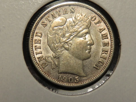 1905-P Barber Dime, Uncirculated Cover
