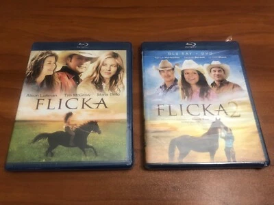 NEW FLICKA BLU-RAY & FLICKA 2 BLU-RAY & DVD FACTORY SEALED MOVIES v - Image 1 of 4