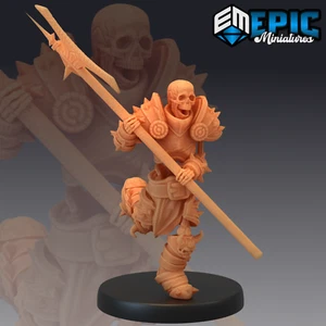 6K Resin 32mm Epic Miniatures Skeleton Knight (Medium) for D&D, Role-Play - Picture 1 of 1