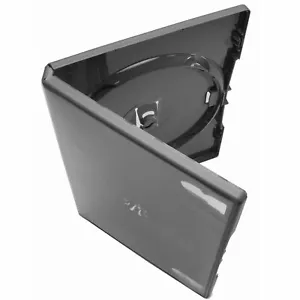 10 x Amaray 2-Wege Double Face auf Gesicht DVD schwarze Hülle 14 mm Wirbelsäule BRANDNEU - Bild 1 von 2