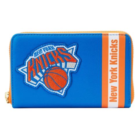 Loungefly New York Knicks Patches Zip-Around Wallet Cover