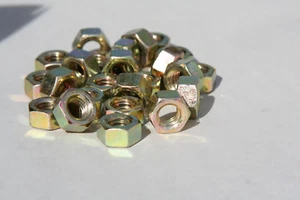 25 PIEZAS 9/16-12 L9 TUERCAS HEXAGONALES GRUESAS ZINC AMARILLO IMAGEN INCORRECTA - Imagen 1 de 1