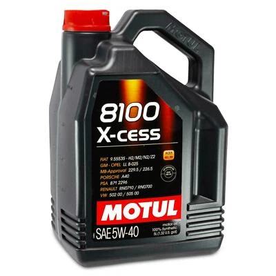 5 Litri olio motore MOTUL 5W40 8100 X-CESS GEN2 VW 502.00 505.00 MB 229.5 A3/B4 - Imagen 1 de 4