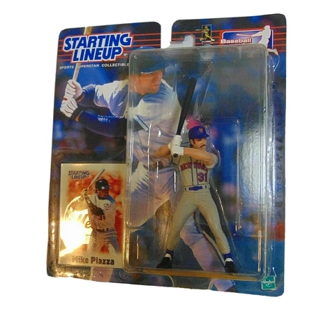 Mike Piazza MLB VTG Starting Lineup Hasbro 2000 Action Figure Trading Card NIB Cover