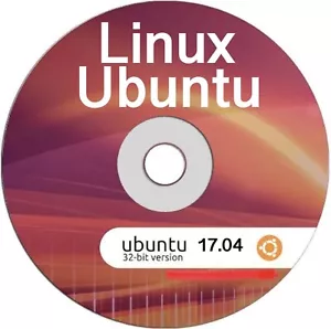 Linux Ubuntu 17.04 32Bit Version Bootable Live DVD - Picture 1 of 1