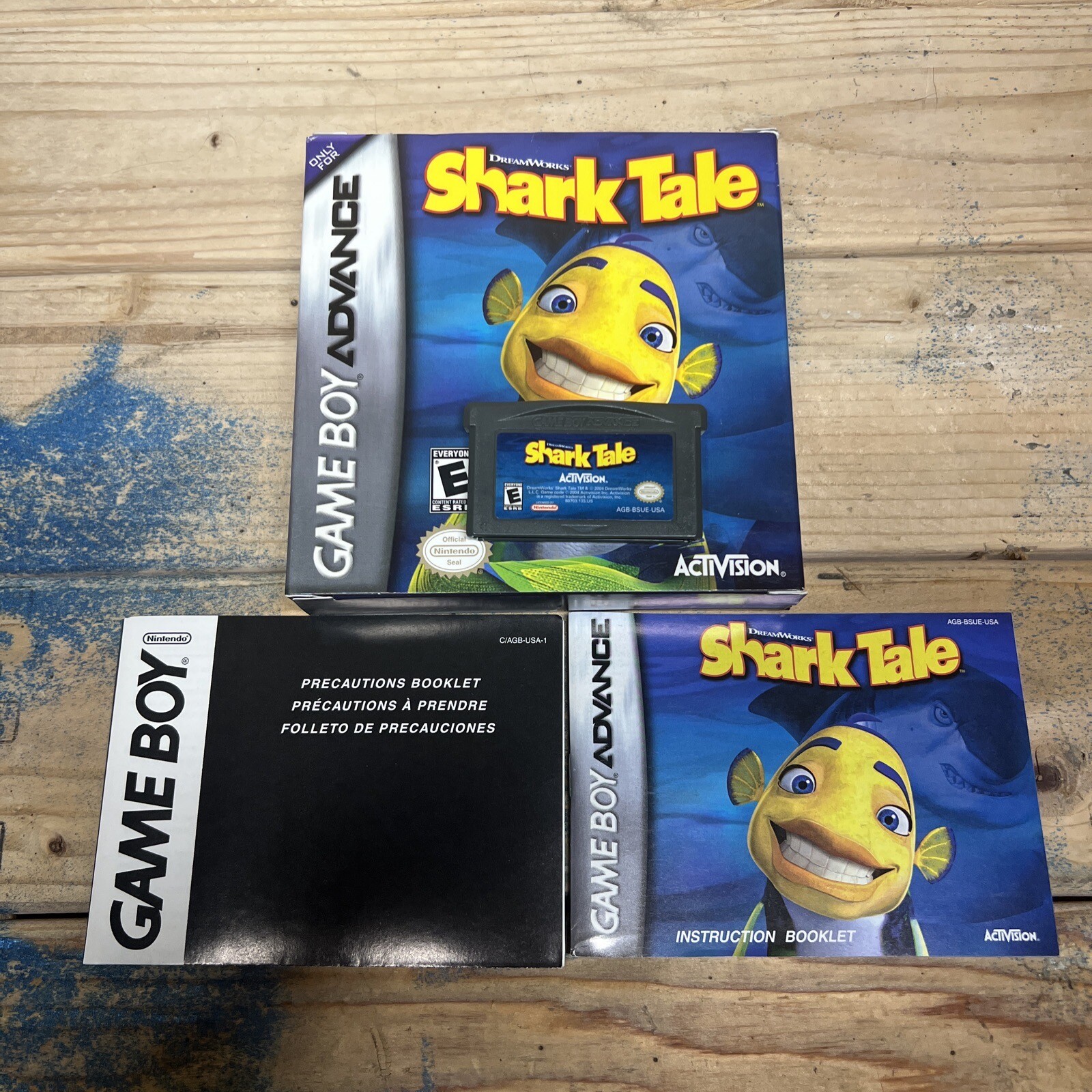 Shark Tale GBA (US Version) Game Boy Advance CIB