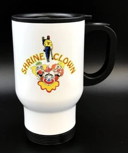 Shrine Clown Full Color Stainless Steel Mug in White (SHRCL-SSMUG-W) - Picture 1 of 1