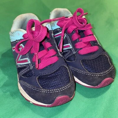 New Balance Toddler 888 Sneaker Shoes Lace Up Size 8 M Purple Lt & Dark Blue - Image 1 of 4