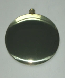 Takane Adjustable Clock Pendulum Bob 2 3/4" Diameter Bob for Quartz Movement NOS - Picture 1 of 2